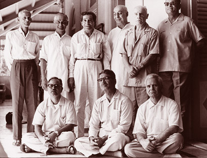 Meher Baba's men mandali - Nariman is far right standing