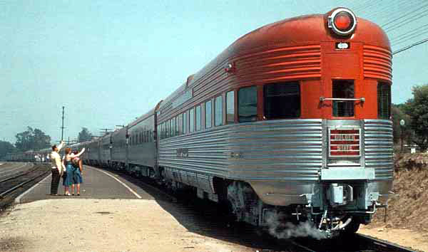 Golden State Limited rear train carriage - 1932