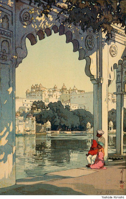 Udaipur Palace by Yoshida Hiroshi