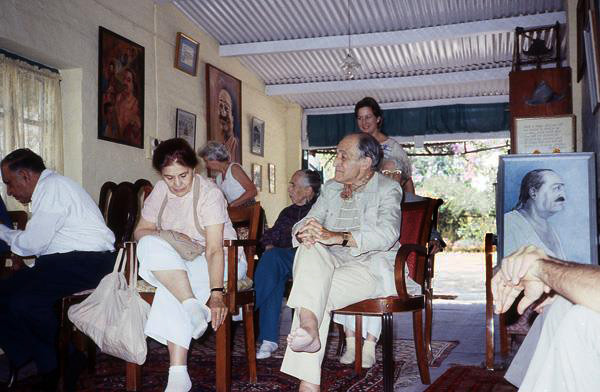 Anita and Roger Veillard in Mandali Hall, Meherazad, India - Courtesy pf Anne Giles