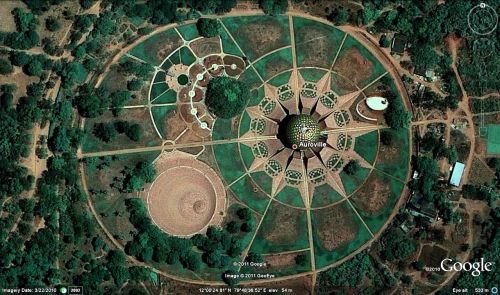 Aerial view of the property Auroville
