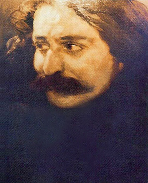 Julian's painting of Meher Baba