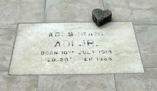 Adi's grave is located at Lower Meherabad, India