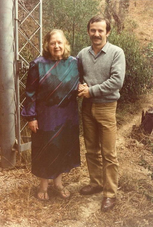 Late 1980s - Melbourne. Clarice with Anthony Zois ( webmaster )