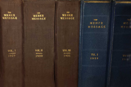 Meher Message binders.