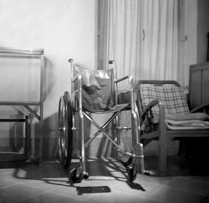  Baba's wheelchair photographed in the 1st week of February, 1969. Courtesy of Sriramamoorthy Collection & AMBCCPT.