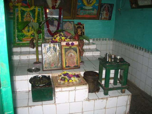 Narayan Maharaj's temple alter