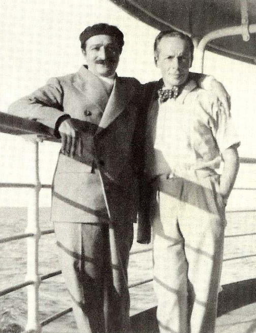 Quentin & Meher Baba on the S.S. Esperia in December 1932