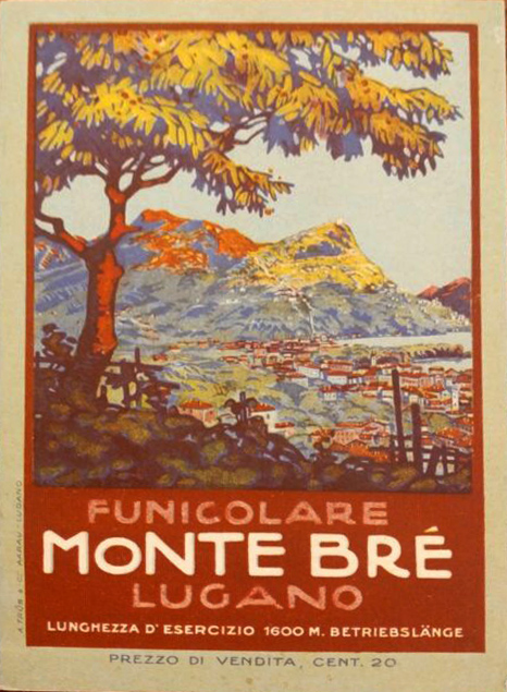 Travel poster of Mt. Bre at that time.