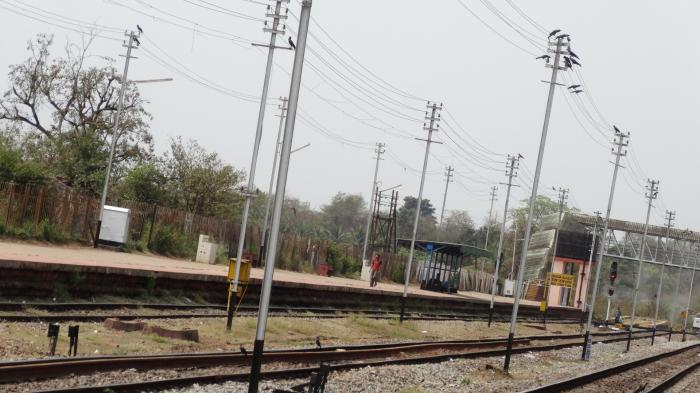 Londa Junction Railway Station platorm