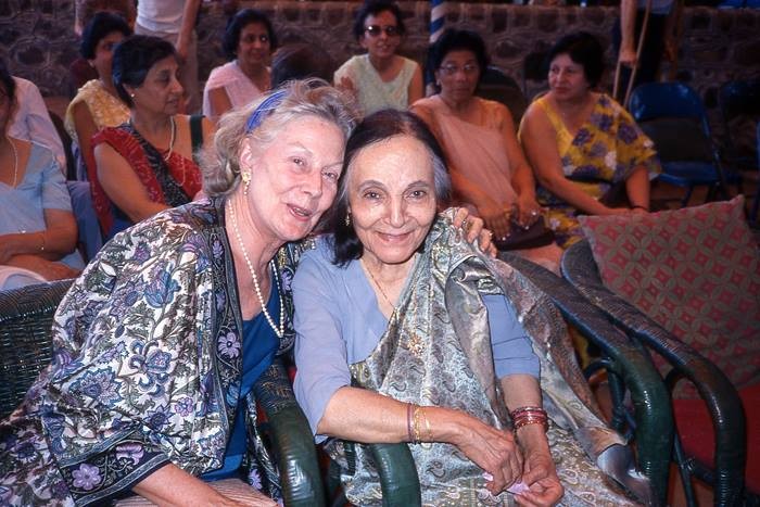 Jane & Mehera Irani at Meherabad, India