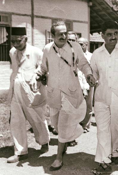 Meher Baba with Eruch & Papa Jessawala. Photo courtesy of MN publication