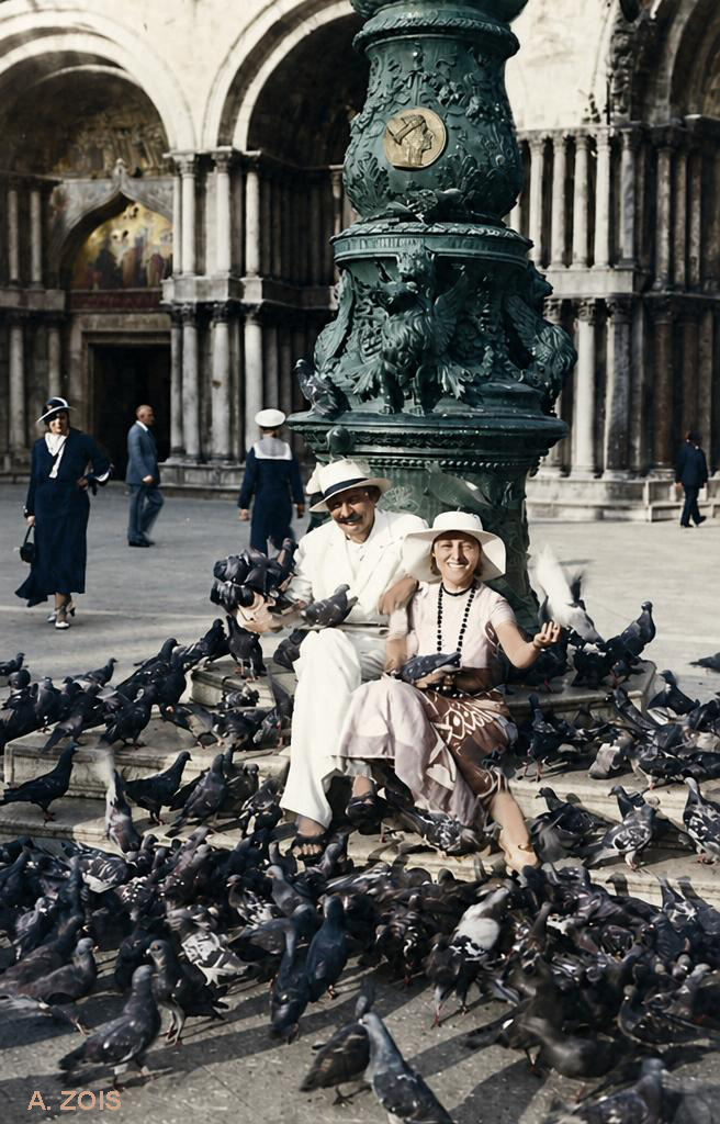 1932 - Venice, Italy. Image rendered by Anthony Zois. BP