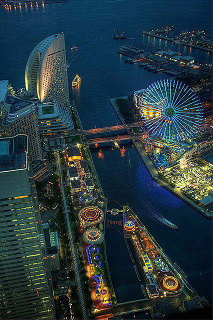 Yokohama's amusement area