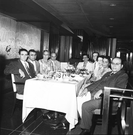 Dr. Evans-Weitz seated at the front right side.