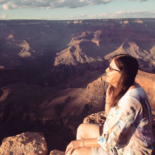 Marsha at Grand Canyon, USA