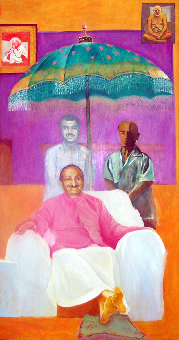 5. " Baba, Eruch and Francis " ; Courtesy of the John & Wendy Borthwick Collection