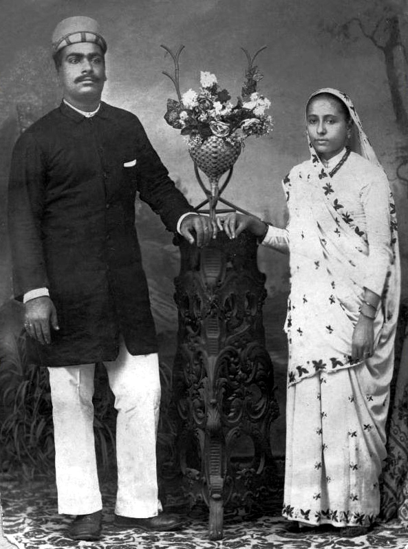 Gulmai with her husband Kaikhushru, India