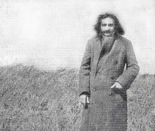 Meher Baba at the "Retreat" E.Challacombe, Devon, England. Courtesy of The Glow ; May 1970