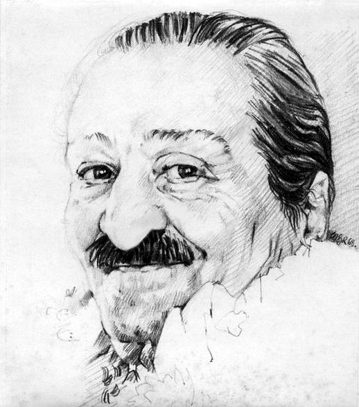 Baba sketch by Bill Reading