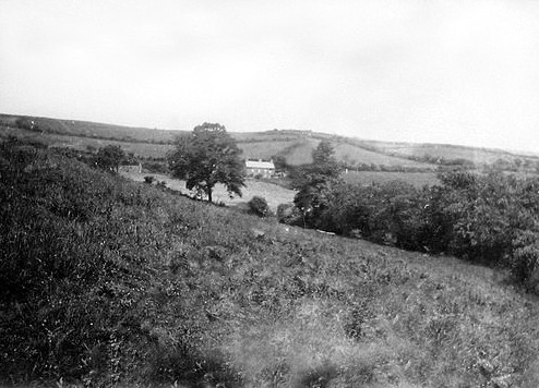 Distant view of the East Challacombe, Devon, England. Courtesy of MNP ; crn1519