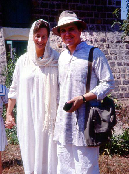 Buz & Wendy at Meherabad, India