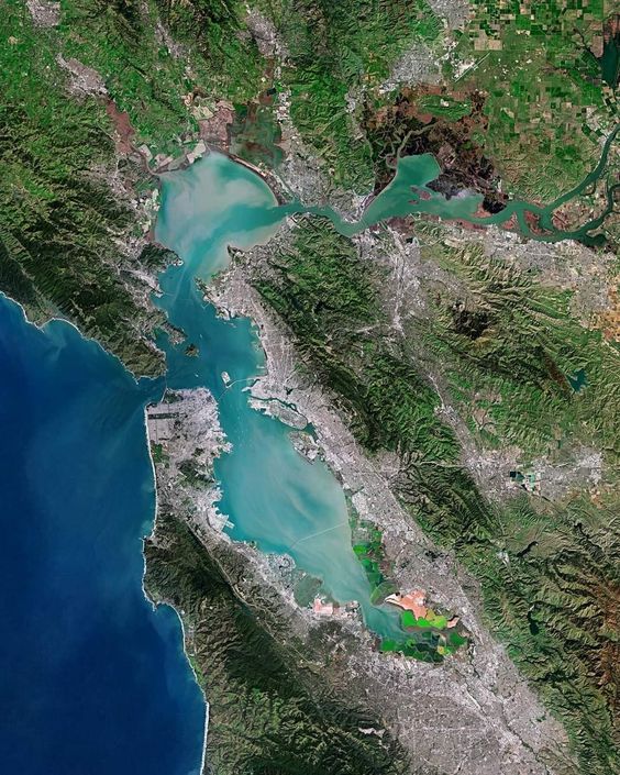 San Francisco from space