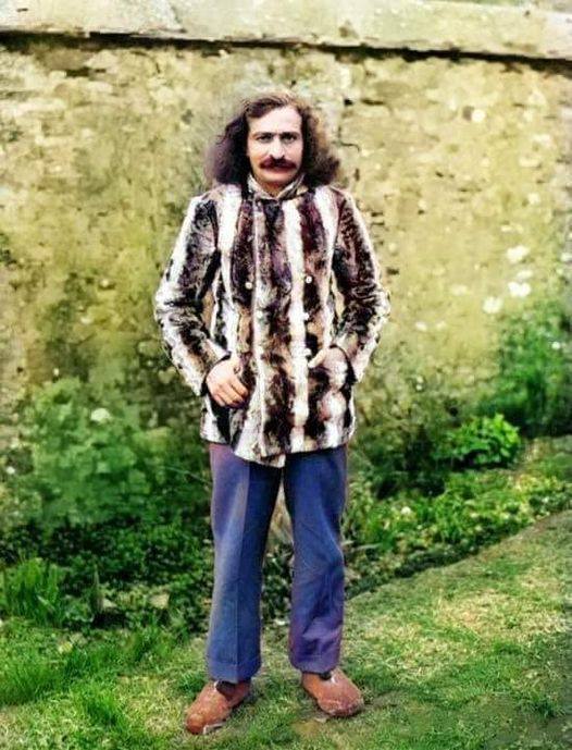 35. Baba at East Challacombe, Devon, England. Colourization by Nagendra Gandhi