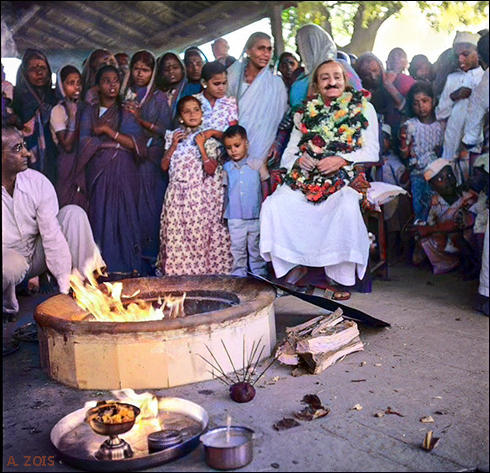 Meher Baba and the dhuni and fire