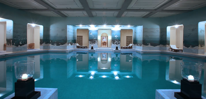 Basement swimming pool