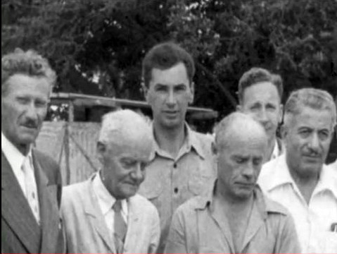 India ; 1954 - John is in the rear on the right