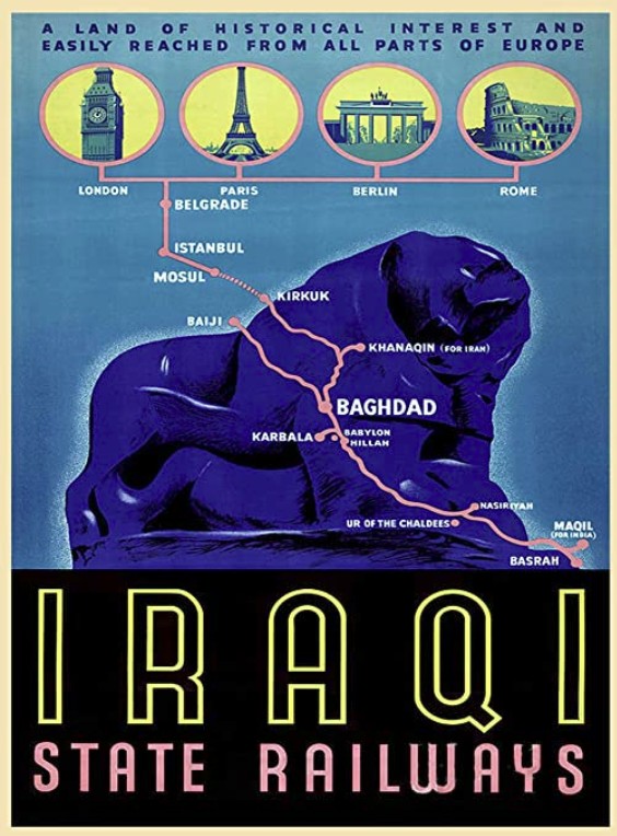 Iraqi Railways Poster