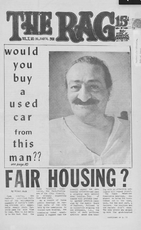 The rag 1968 cover
