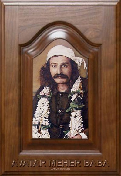 Meher Baba's portrait painted by Anthony Davis