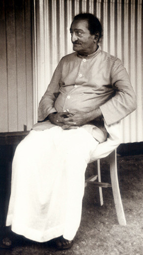 3. Meher Baba at Avatar's Abode - Photographed by Colin Adams