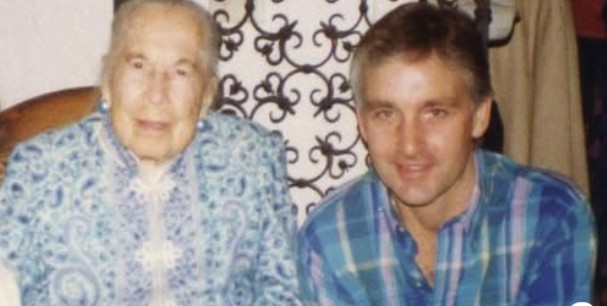 Dennis with Kitty Davy