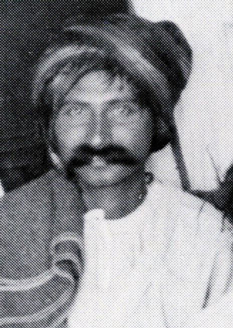 1923 : Quetta, Br. India. Trimmed image from a group photo.