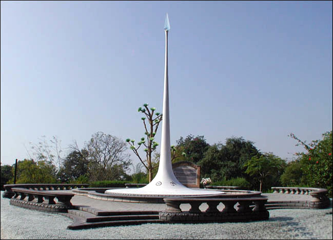 Meher Baba's Memorial Tower at Lower Meherabad, India
