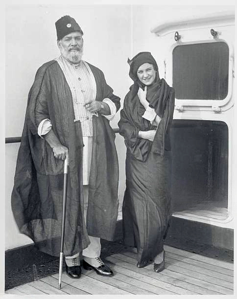 Shaukat and his English wife 