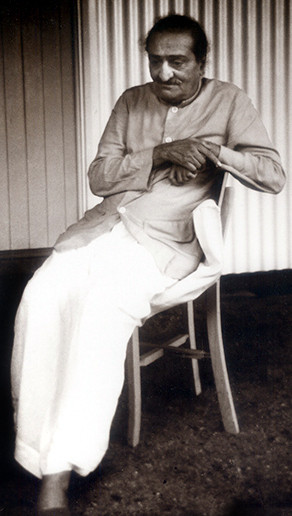 4. Meher Baba at Avatar's Abode - Photographed by Colin Adams