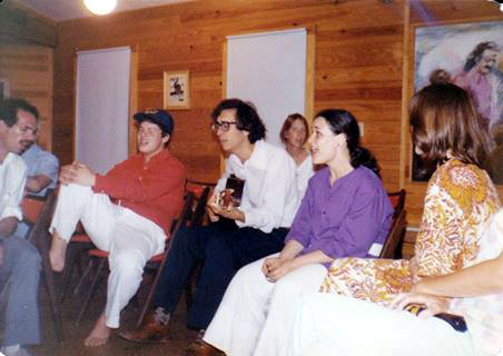 ( L-R ) Jeff Wolverton, Win Coates, Bob Brown, Robin Reeves, and Jane Turner Pietrowski at the Meher Center, Myrtle Beach, SC.