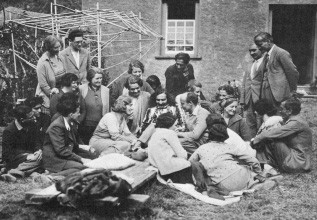 Meher Baba at East Challacombe, Devonshire, UK  - April 1932