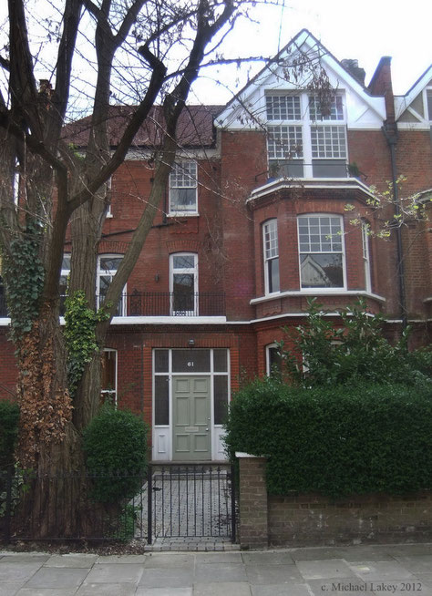 61 Compayne Gardens, Hampstead - Photo taken by Michael Lakey - April 2012
