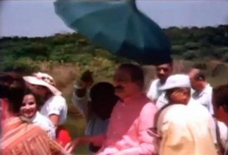 1956 ; Myrtle Beach, SC. - Tex wearing brown stripe shirt