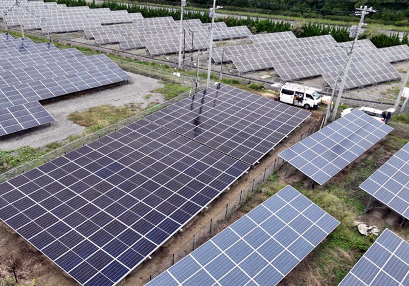 太陽光発電システム施工例