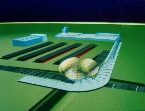 015 LICHT-RAUM-KLANG, Veranstaltungshalle, Diplom Arbeit, TU-Graz, 1993