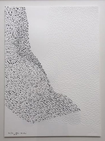 Breath, embossed and hot stamping 50 ex, 40 x 55 cm.
