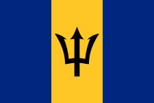 Le drapeau de La Barbade