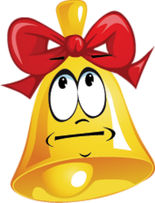 cloche de noël - fête - loisirs - smiley émoticône émoji cartoon clipart illustration - artémotic