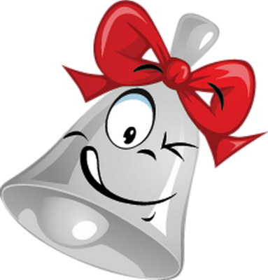 cloche de noël - fête - loisirs - smiley émoticône émoji cartoon clipart illustration - artémotic